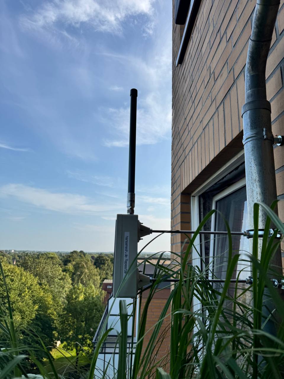 Balkon-Repeater bei einem Funkamateur